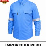 Camisa ignífuga celeste de 12 cal cm2 para arco eléctrico_01