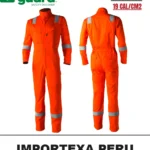 Mameluco Ignífugo Coverguard FUJI 8MFUCO Naranja con Cintas Reflectivas