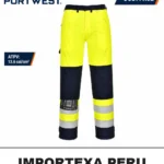 Pantalón Ignífugo Portwest FR62 de Alta Visibilidad Multi-Norm