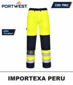 Pantalón Ignífugo Portwest FR62 de Alta Visibilidad Multi-Norm