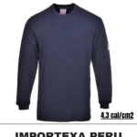 Polo ignífugo FR11 Portwest 4.3 cal/cm² antiestático para arco eléctrico