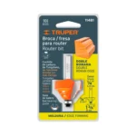 Broca para router, doble romana, 1-3/8" con balero, Truper 11481