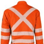 Overol Ignifugo Absolute Fire Antiest. FRCT NFPA 13034 Naranjo/Gris - Imagen 3