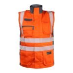Chaleco Geologo Ignifugo Absolute Fire FRSVT NFPA 13034 Naranjo - Gris