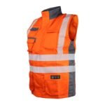 Chaleco Geologo Ignifugo Absolute Fire FRSVT NFPA 13034 Naranjo - Gris - Imagen 2