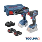 Taladro Percutor 1/2" GSB 18V-50 + Llave de Impacto 1/2" GDX 18V-200 18V Brushless Bosch 0601.9J2.2E1-000