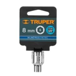 Dado de 8 mm, 6 puntas, cuadro 3/8", Truper 13672