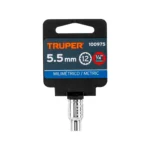 Dado de 5.5 mm, 12 puntas, cuadro 1/4", Truper 100975