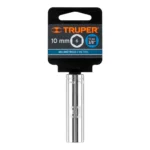 Dado largo de 10 mm, 6 puntas, cuadro 3/8", Truper 13770