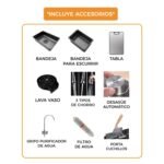Lavadero de cocina multifuncional smart Milos Fratelli ML-7545 - Imagen 3
