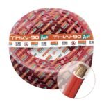Rollo de cable 100 metros THW-90+ PLUS 12 AWG INDECO Azul - Imagen 3