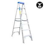ESCALERA ALUMINIO TIJERA SIMPLE ACCESO 7 PASOS 113KG 2.13m ATS113-7I AMERICAN BULL - Imagen 3