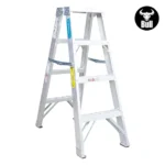 ESCALERA ALUMINIO TIJERA DOBLE ACCESO 4 PASOS 150KG 1.22m ATD150-4IA AMERICAN BULL - Imagen 3