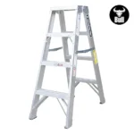 ESCALERA ALUMINIO TIJERA DOBLE ACCESO 4 PASOS 150KG 1.22m ATD150-4IA AMERICAN BULL - Imagen 4