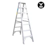 ESCALERA ALUMINIO TIJERA DOBLE ACCESO 7 PASOS 150KG 2.13m ATD150-7IA AMERICAN BULL - Imagen 3