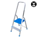 ESCALERA ALUMINIO TIPO BANQUETA 2 PASOS 150KG 0.40m AB150-2IA AMERICAN BULL - Imagen 4