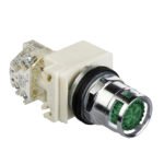 Pulsador luminoso verde 220VAC NEMA