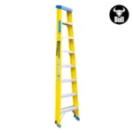 ESCALERA FIBRA SIMPLE ACCESO 8 PASOS 113KG 2.44m FTS113-8I AMERICAN BULL - Imagen 2