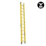 ESCALERA FIBRA TELESCOPICA 24 PASOS 102KG 6.59m FTT102-24II AMERICAN BULL - Imagen 2