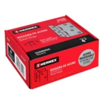 Bisagra cuadrada 4" acero inox, cabeza plana, HERMEX 43229