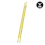 ESCALERA FIBRA TELESCOPICA 40 PASOS 136KG 11.39m FTT136-40IA AMERICAN BULL - Imagen 4