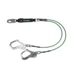 Cabo cable acero Safewaze en Y ganchos grande de Alu giratorio 6' (1,8m) 019-2016