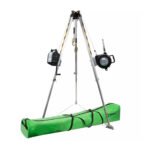 Trípode ajustable Kit de 7" cabrestante y Retractil 3 vías 65"