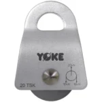 POLEA ALUMINIO SIMPLE MOVIL P/SOGA HASTA 1/2" N-5322 4500LBS(20KN) YOKE