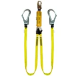 LÍNEA CONEXIÓN DOBLE, 1.8m, AMORTIGUADOR, 1 GANCHO 3/4", 2 GANCHOS 2 1/4" DN2G HAUK
