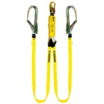 LÍNEA CONEXIÓN DOBLE, 1.8m, AMORTIGUADOR, 1 GANCHO 3/4", 2 GANCHOS 4" DN2GXG HAUK