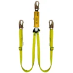 LÍNEA CONEXIÓN DOBLE, REGULABLE, 1.8m, AMORTIGUADOR, 3 GANCHO 3/4" DN2PR HAUK