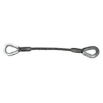 ESTROBO DE CABLE DE ACERO OJO GUARDACABLE 1 1/8"X4MTS AMERICAN BULL
