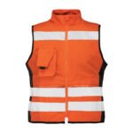 Chaleco Geologo Activex Canvas Naranjo Mujer Reflectante 360°