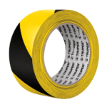 Rollo de 33 m de cinta de seguridad amarilla / negro, truper