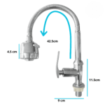 Caño corrugado flexible para mueble C&A - Imagen 2