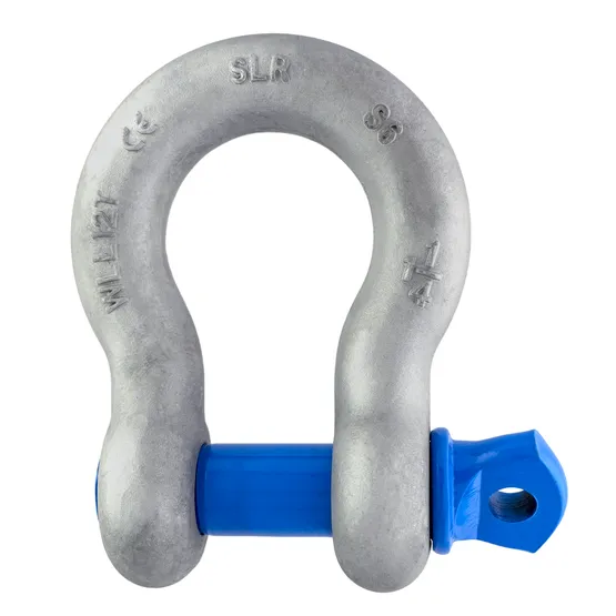 G-209 GRILLETE DE ACERO FORJADO ANCLA TIPO LIRA 1 1/4" 12T FS 6:1 SLR