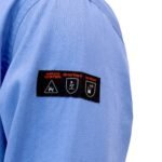 Camisa Ignifuga Antiestática FRST NFPA 13034 Celeste Absolute Fire - Imagen 5