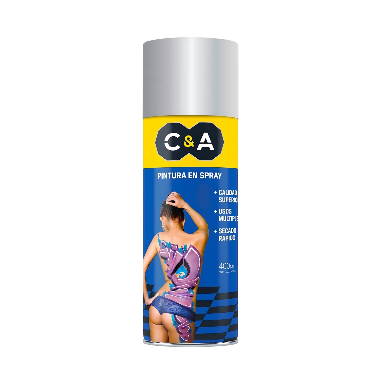 1520134808 Spray Aluminio 400 Ml C&a - Imagen 1