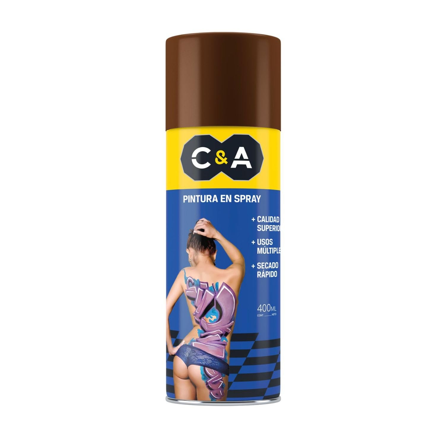1520265386 Spray Marrón 400 Ml C&a - Imagen 1
