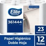Papel Higiénico Rollo Excellence Doble Hoja 12 Un 23 M Elite Professional