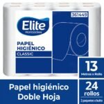 Papel Higiénico Rollo Classic Doble Hoja 24 Un 13 M