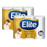 Pack 02 Papel Higiénico Elite Triple Cuidado 18 un 30 mts - Imagen 2