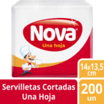 Servilleta Nova Cortada 200 un