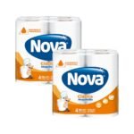 Pack 02 Papel Toalla Nova Clásico 4 un 15 mt - Imagen 2