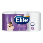 Papel Higiénico Elite Ultra Suave 12 un 50 mts - Imagen 2