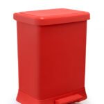 PAPELERA LEXUSS 40 LT ROJO – PAQUETE X 4 UNID