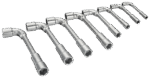 Juego de llaves de tubo acodadas de dos bocas métricas con Dynamic-Drive™ de 12 x 6 puntos (8 piezas)