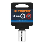 Dado de 13 mm, 6 puntas, cuadro 1/4", Truper 13175