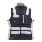 Chaleco Geólogo Ignífugo Absolute Fire FRSVT NFPA 13034 Mujer Azul – Beige