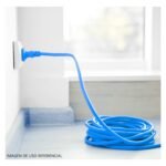 Extensión Eléctrica 10M 3 Tomas Azul Home Light - Imagen 4